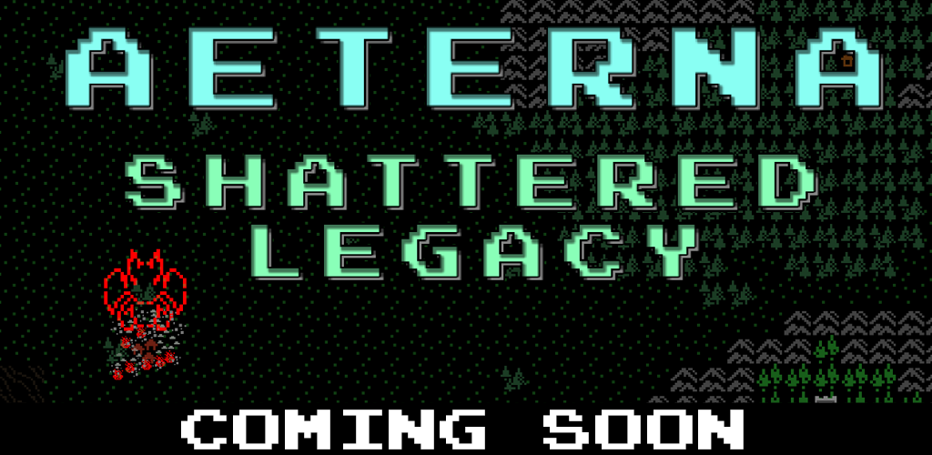Aeterna Shattered Legacy pixel-art landscape